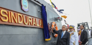 Prime Minister commissions 2nd Advanced Offshore Patrol Vessel of Sri Lanka Navy
