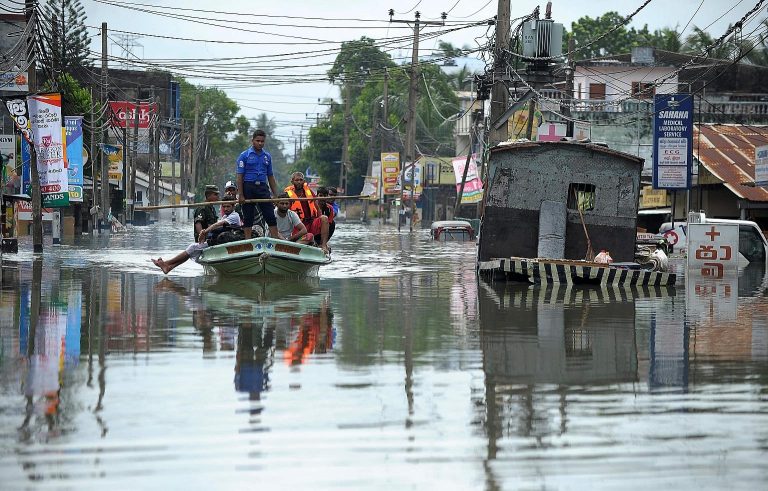 Sri Lanka navy rescues 172 marooned flood victims