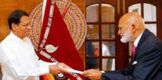 A.H.M.Fowzie sworn in as the National Unity and Reconciliation State Minister