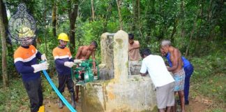 Post disaster relief work begun by sri lanka navy