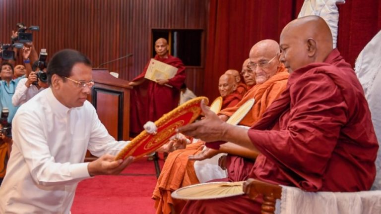 Duties on behalf of the Buddhism and the maha sanga will be fulfilled – President