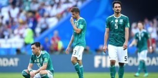 Defending champions Germany crash out of the worldcup to South Korea