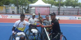 Army wheelchair tennis team wins Taipe’s Men’s Doubles