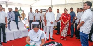 Blood Donation campaign conducted at the President’s House