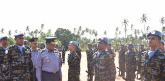 UNPK mission contingent passes out in Sri Lanka