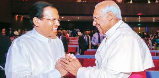 President felicitates Archbishop Emeritus Dr. Oswald Gomis