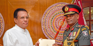 President grants service extension to commander of Sri Lanka Army