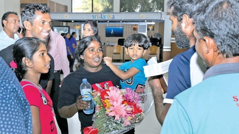 Missing Sri Lankan fishermen arrive from the Maldives