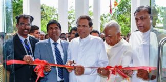 The new faculty building of Eastern University vested with the students