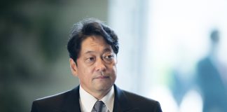 Japanese defense minister arrives in Sri Lanka