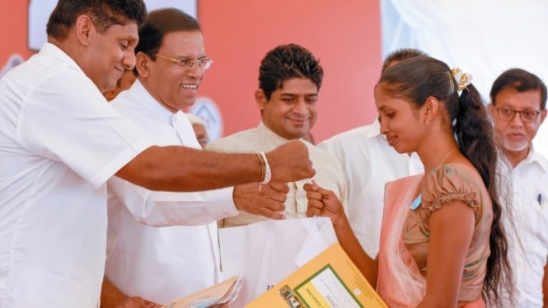 Construction of 1,200 houses in the Semata Sevana Gramashakthi Model Village Project