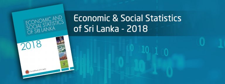 2018 – Central Bank releases ‘Economic and Social Statistics of Sri Lanka
