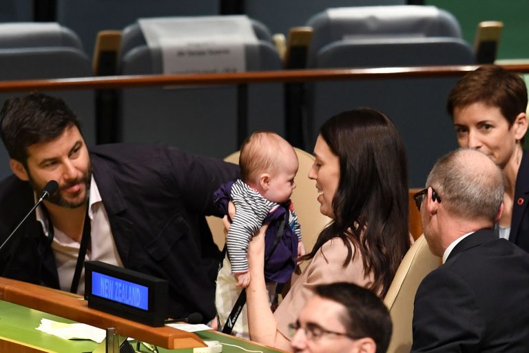 New Zealand PM brings baby to UN assembly