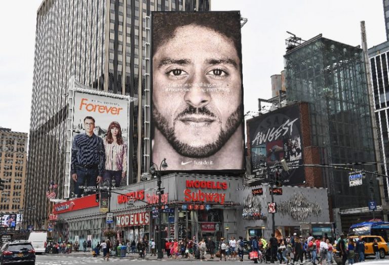 Nike shares at record high after Kaepernick ads