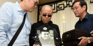 First public appearance for Chinese Nobel dissident Liu Xiaobo widow