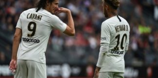 Cavani, Neymar on same wavelength as PSG target eighth straight win
