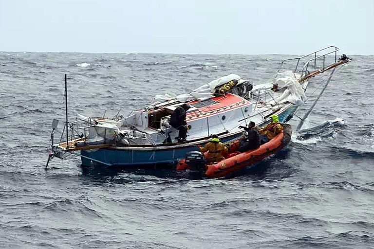 Indian, Irish yachtsmen ‘stable’ after remote ocean rescue