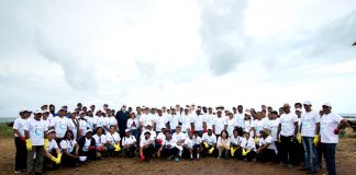 EU, UNOPS, and MEPA clean up public beach for coastal clean-up week 2018