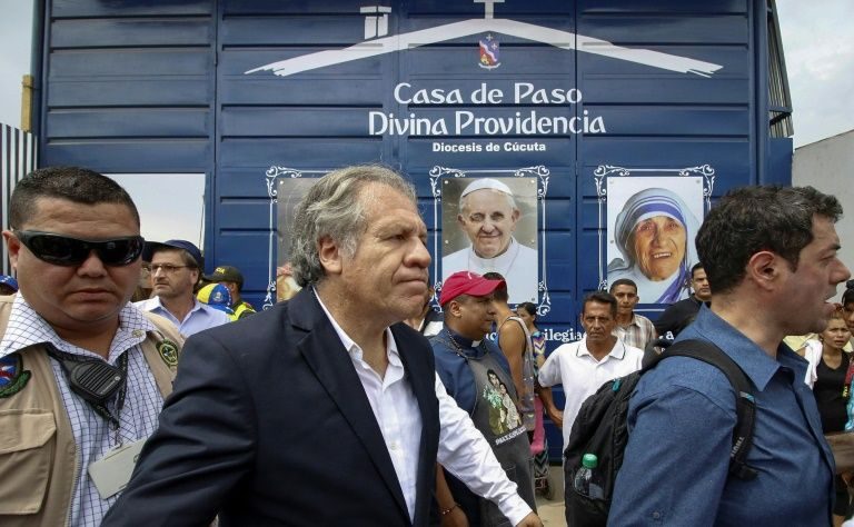 OAS chief says should not rule out Venezuela ‘military intervention’