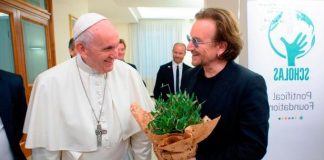Bono saw ‘pain’ on pope’s face over abuse scandals