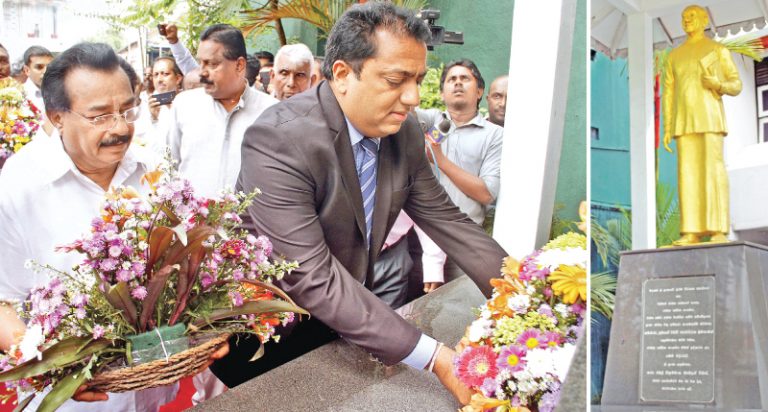 Education Minister says President Jayewardene, an example to politicians