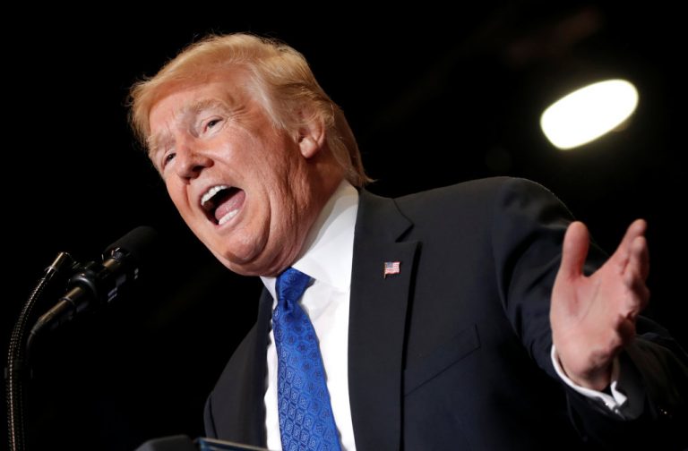 After days of restraint, Trump mocks Kavanaugh accuser
