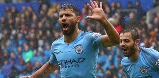 Aguero can beat Premier League goals record, says Bernardo Silva