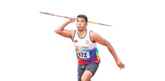 Dinesh Priyantha creates record in Javelin Throw