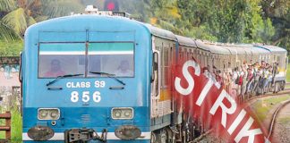SL Railway trade unions warn of strike