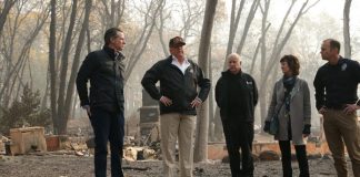 California wildfires: Trump visits state’s deadliest blaze
