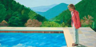 Hockney painting breaks auction record for living artist