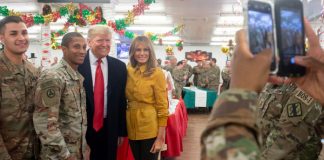 Trump makes surprise Christmas visit to US troops in Iraq