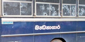 Prison bus carrying inmates crashes into pole