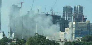 Fire breaks out at Timber store in Vauxhall Street