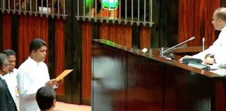 Shantha Bandara sworn in as UPFA member