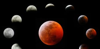 Total lunar eclipse woos sky watchers