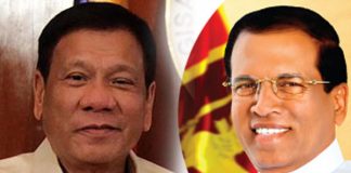 Sri Lanka President meets Philippine President