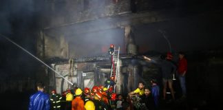 56 killed as fire breaks out at warehouse in Dhaka