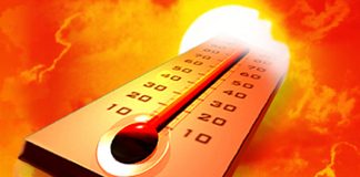 Extreme Heat conditions across 10 districts today