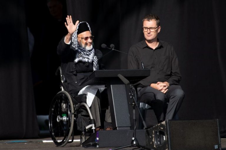Christchurch survivor tells remembrance service: ‘I choose peace’
