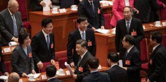 China approves foreign investment law, possible US olive branch