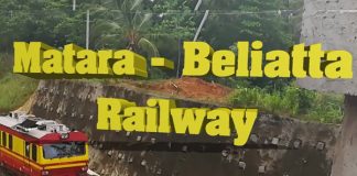 Maiden run on new Matara-Beliatta railway track sets off