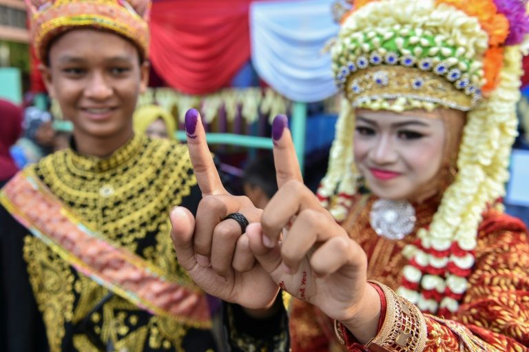 Indonesia’s ‘everyman’ leader on track to beat firebrand ex-general