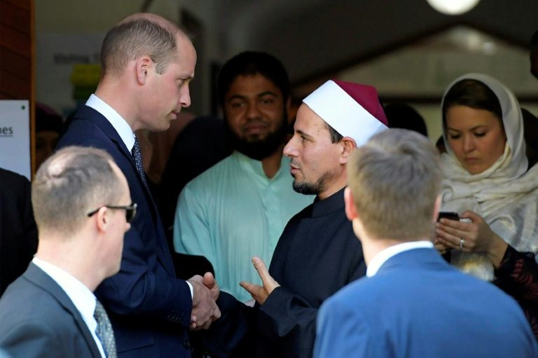 Extremism must be defeated, prince tells New Zealand mosque survivors