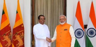 Narendra Modi holds bilateral meeting with President Sirisena (photos)