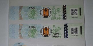 Sale of foreign liquor without new Excise Dept. sticker banned