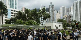 Tensions high as Hong Kong pro-democracy protesters face court