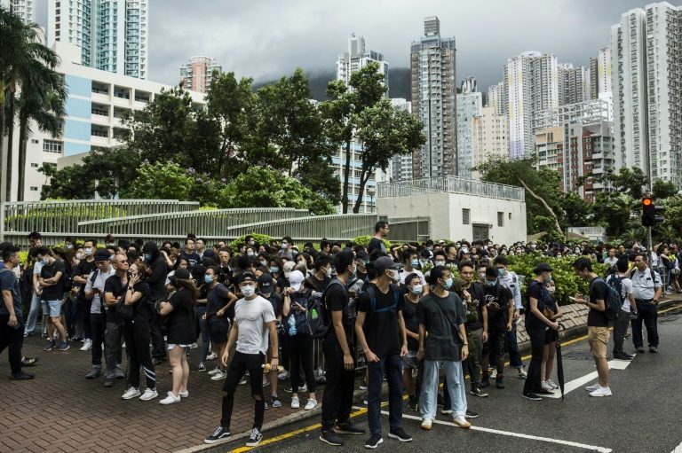 Tensions high as Hong Kong pro-democracy protesters face court