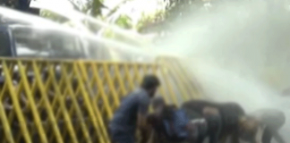 IUSF protest tear-gassed