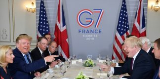 Trump backs ‘right man’ Johnson at fractious G7 summit
